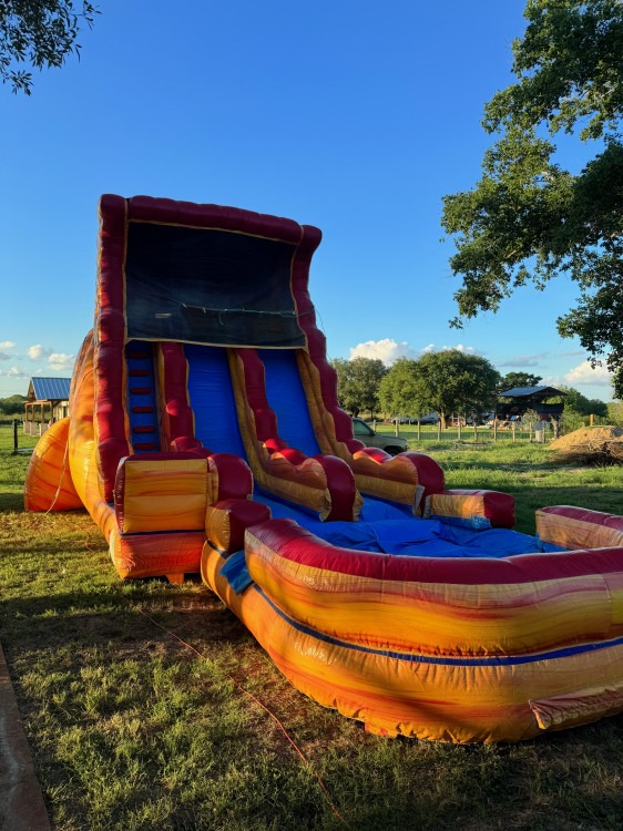 Red Wave Water Slide